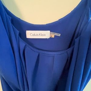 Tags on, never worn, royal blue Calvin Klein dress. Size 6